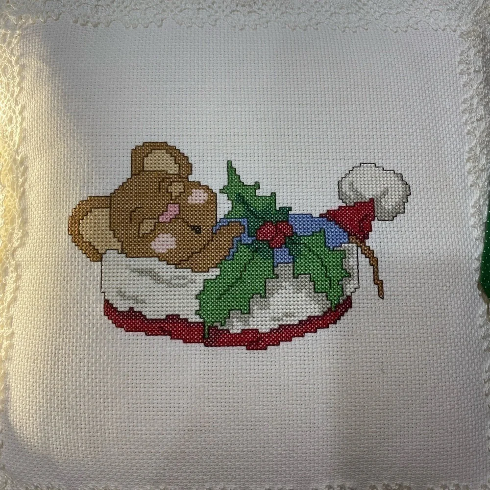 Vintage Christmas Pillow